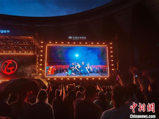 图为音乐节现场。张海雯 摄 图为音乐节现场。张海雯 摄