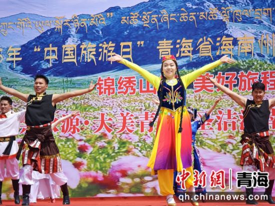 图为文艺演出活动。兴海县委宣传部供图