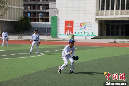 图为棒球邀请赛现场。张添福 摄 图为棒球邀请赛现场。张添福 摄