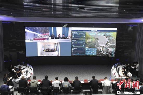 图为演练调度现场。景鹏 供图 图为演练调度现场。景鹏 供图
