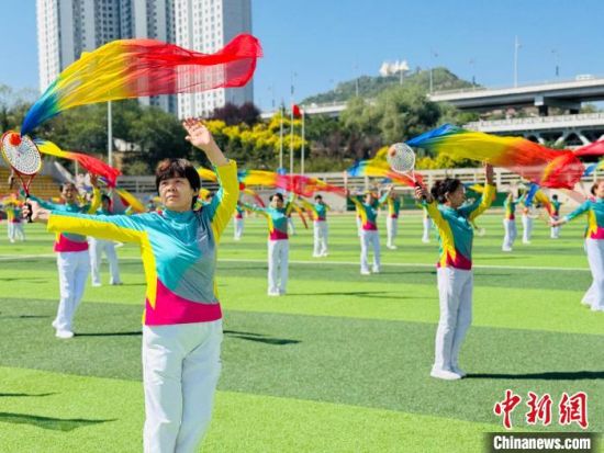 图为运动会现场。孙睿 摄