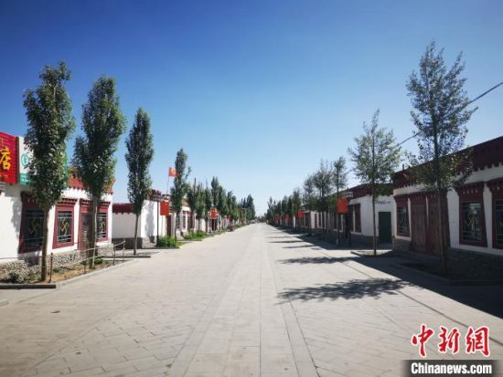 图为长江源村村貌。 青海省海西州格尔木市委组织部供图 图为长江源村村貌。 青海省海西州格尔木市委组织部供图