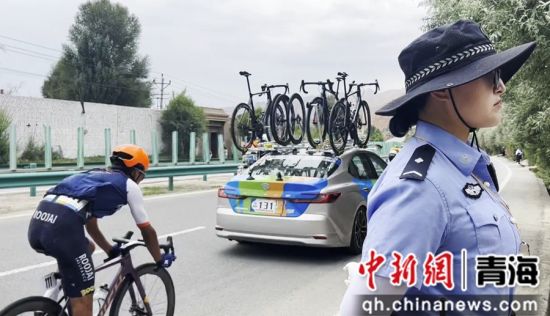 图为执勤现场。兴海县委宣传部供图 图为执勤现场。兴海县委宣传部供图