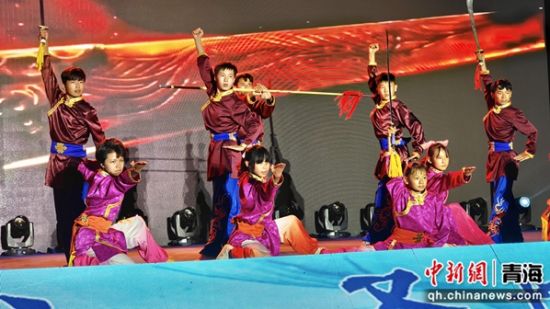 图为武术表演。祁绣娟 摄