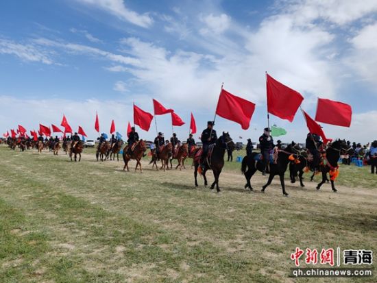 图为比赛现场。 都兰县委宣传部 供图 图为比赛现场。 都兰县委宣传部 供图