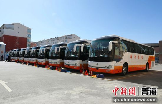 图为投运的客车。 海西国投 供图 图为投运的客车。 海西国投 供图