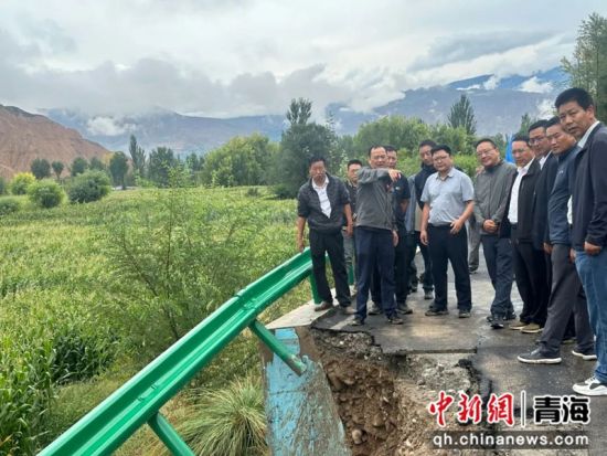 图为督导现场。尖扎县委宣传部 供图 图为督导现场。尖扎县委宣传部 供图