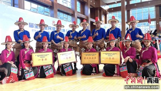 图为大赛现场。青海省全民健身操舞协会 供图 图为大赛现场。青海省全民健身操舞协会 供图