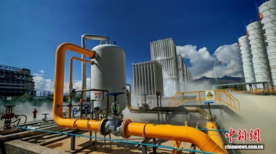 图为拉萨天然气站。青海公司 供图