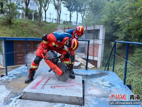 图为青海省灭火救援攻坚组师资骨干培训现场。 青海消防供图