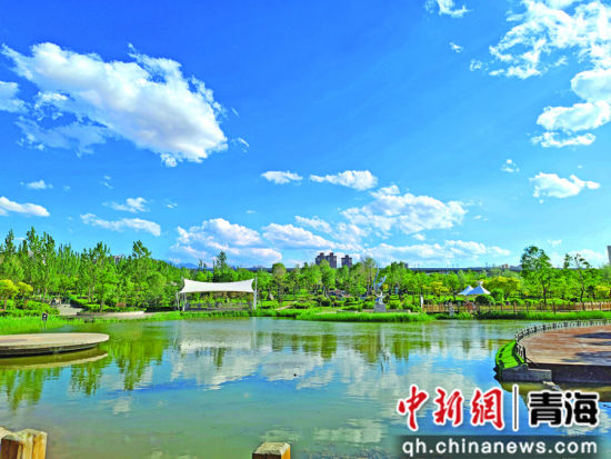 图为乐都区污水处理厂。海东市委宣传部供图