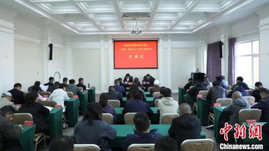 图为开班仪式。胡桂莲 摄 图为开班仪式。胡桂莲 摄