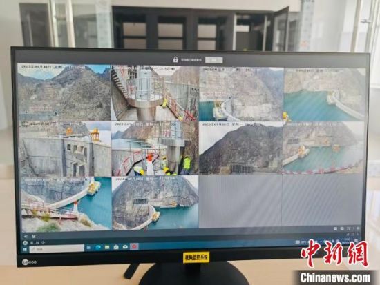 图为五座装机百万千瓦级水电站全部实现大坝外部变形智能监测。 黄河公司 供图 图为五座装机百万千瓦级水电站全部实现大坝外部变形智能监测。 黄河公司 供图