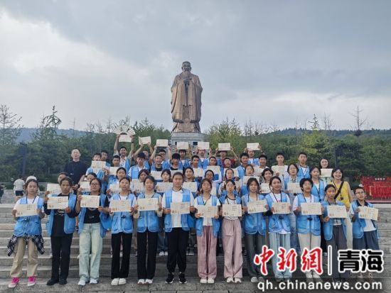 图为研学活动现场。祁连县委宣传部供图 图为研学活动现场。祁连县委宣传部供图